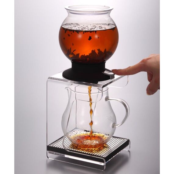 Hario TDR-80B Largo Tea Dripper Заварник с кнопкой 800 мл, фото , изображение 3