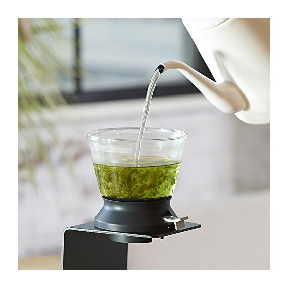 Hario Largo Tea Dripper Заварник с кнопкой 350 мл, фото , изображение 2