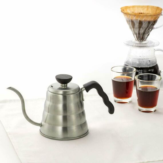 Hario VKB-70HSV Buono V60 Coffee Drip Чайник 0.7 л стальной, фото , изображение 4