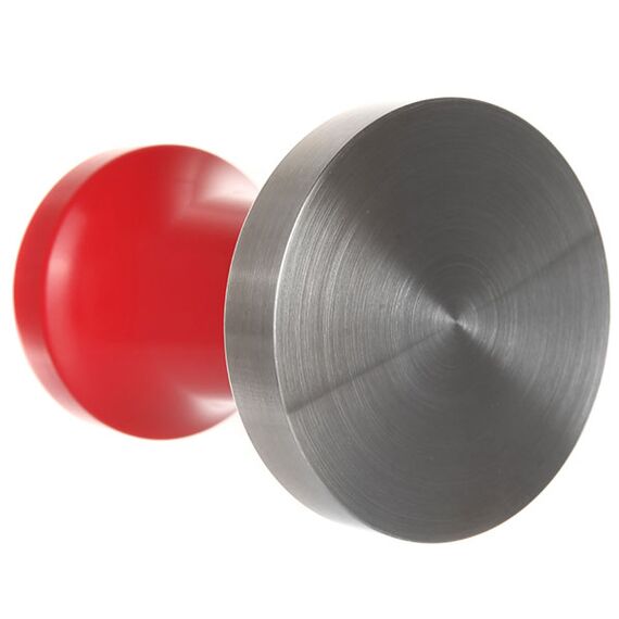 Classix Pro Темпер 58.4 мм плоский с алюминиевой ручкой красный, фото , изображение 2