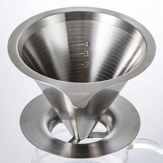 Hario DMD-01-HSV Double Mesh Metal Dripper Металлический пуровер, фото , изображение 2