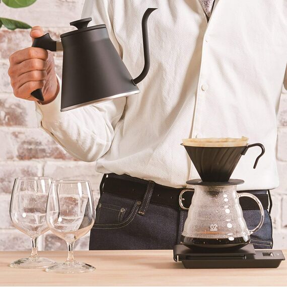Hario VKF-120-MB V60 Drip Kettle Fit Чайник 1.2 л черный, фото , изображение 4