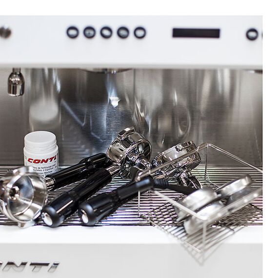 Conti CC200 Tall Cup 2GR Профессиональная кофемашина 2 группы белая, фото , изображение 11