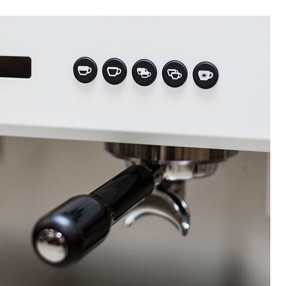 Conti CC200 Tall Cup 2GR Профессиональная кофемашина 2 группы белая, фото , изображение 4