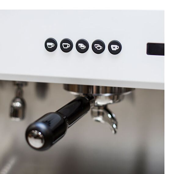 Conti CC200 Tall Cup 2GR Профессиональная кофемашина 2 группы белая, фото , изображение 5