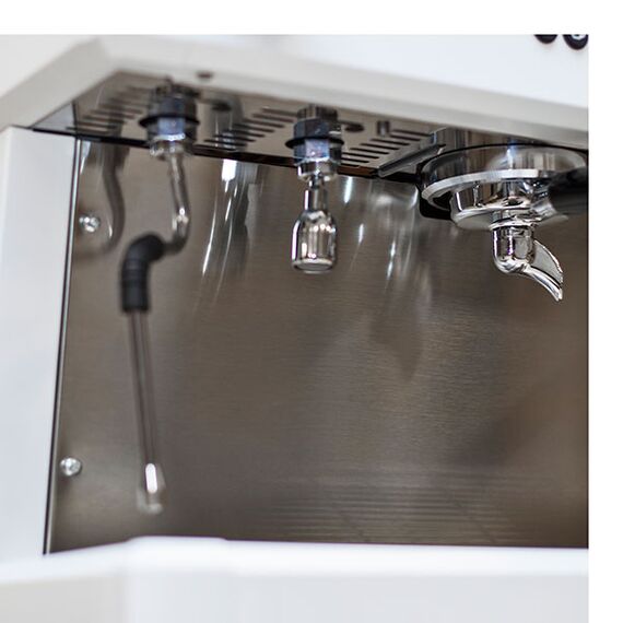 Conti CC200 Tall Cup 2GR Профессиональная кофемашина 2 группы белая, фото , изображение 7