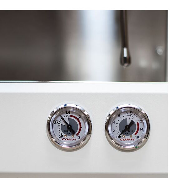 Conti CC200 Tall Cup 2GR Профессиональная кофемашина 2 группы белая, фото , изображение 9