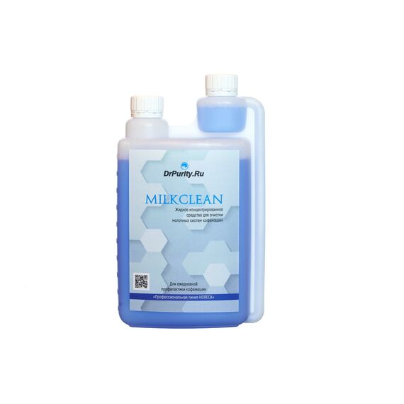 DrPurity MilkClean Средство для очистки молочных систем эспрессо-машин 1 л, фото 