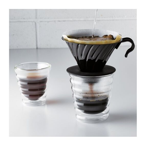 Hario V60 Coffee Glass Бокал с двойными стенками 300 мл, фото , изображение 3 Hario V60 Coffee Glass Бокал с двойными стенками 300 мл, фото , изображение 3