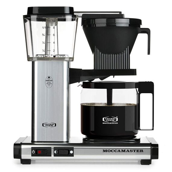 Moccamaster KBG Капельная кофеварка серебряная, фото 