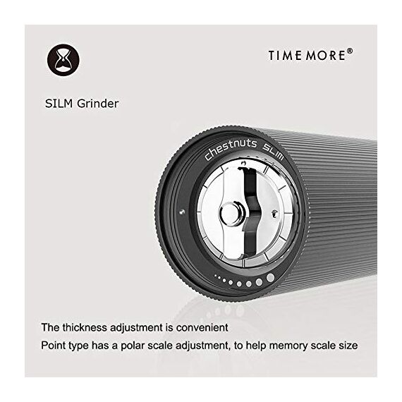 Timemore Slim Кофемолка ручная черная, фото , изображение 2