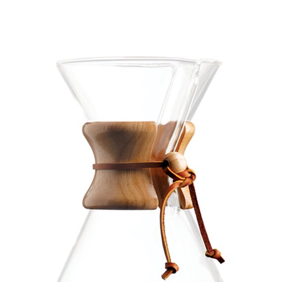 Chemex CMH-2 Деревянный фартук с кожаным шнурком и бусинкой, фото 