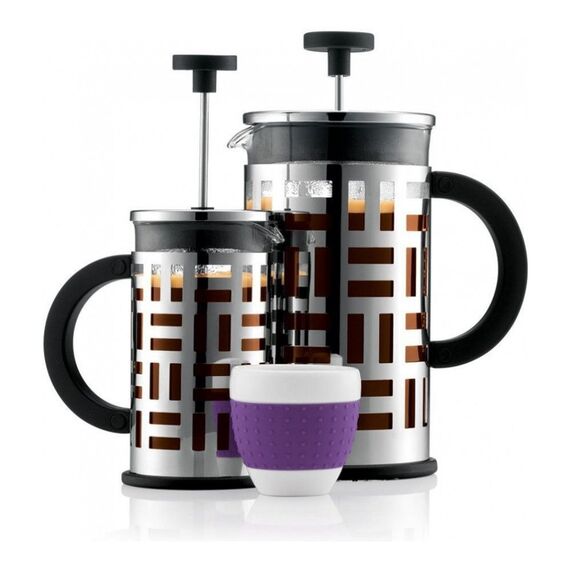 Bodum 11195-16 Eileen Френч-пресс 1 л хром, фото , изображение 7