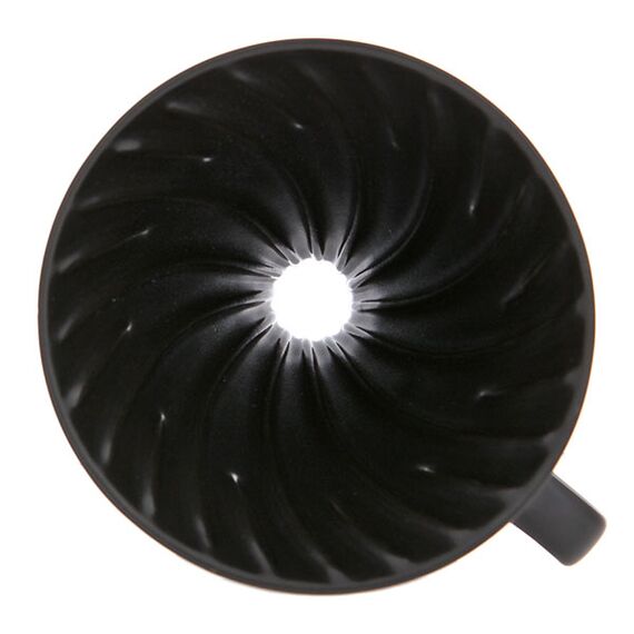 Hario VDC-02-MB-UEX Керамический пуровер V60 02 черный матовый, фото , изображение 3