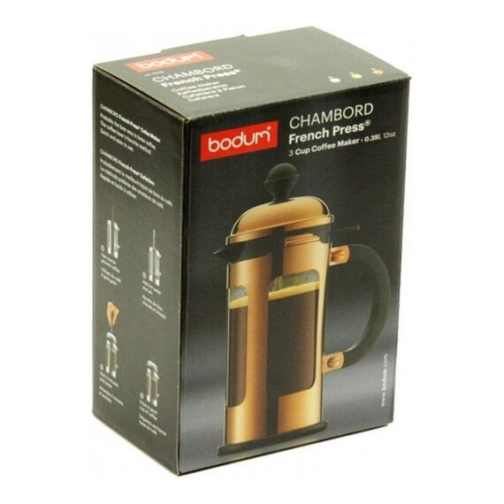 Bodum 11170-17 Chambord Френч-пресс 350 мл золото, фото , изображение 9