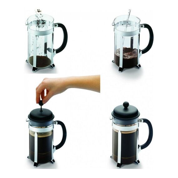 Bodum 1918-01 Caffetiera Френч-пресс 1 л черный, фото , изображение 6