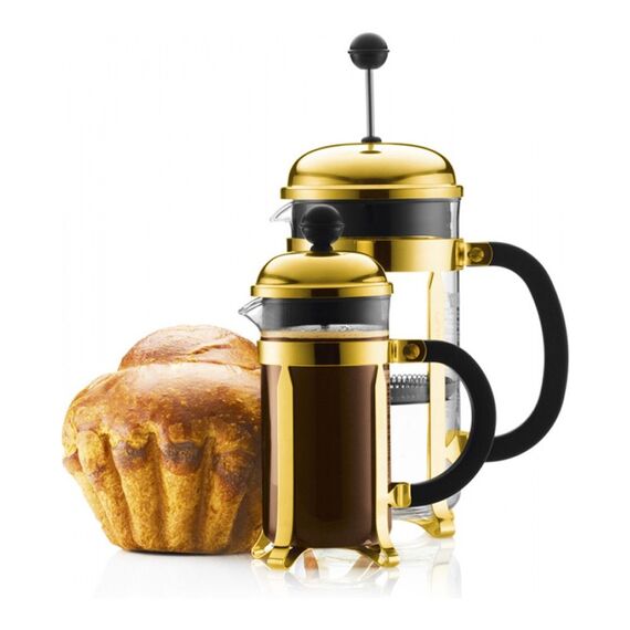 Bodum 1923-17 Chambord Френч-пресс 350 мл золото, фото , изображение 2