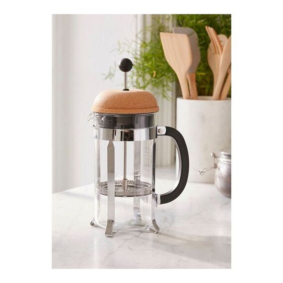 Bodum 1928-109S Chambord Френч-пресс 1 л пробковый, фото , изображение 3