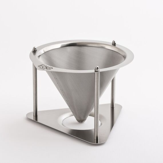 E&B LAB Dripper Металлический пуровер ультратонкой фильтрации 35 микрон, фото 