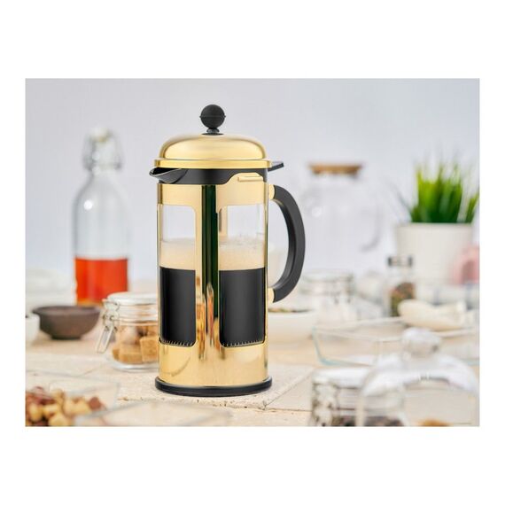 Bodum 11172-17 Chambord Френч-пресс 1 л золото, фото , изображение 8