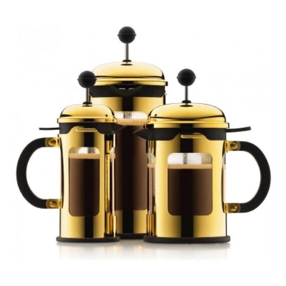 Bodum 11172-17 Chambord Френч-пресс 1 л золото, фото , изображение 9