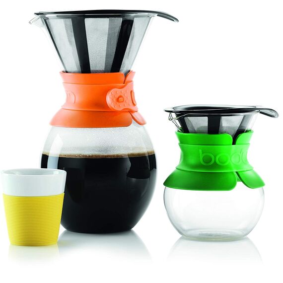 Bodum 11571-01S Pour Over Пуровер с постоянным фильтром черный, фото , изображение 8