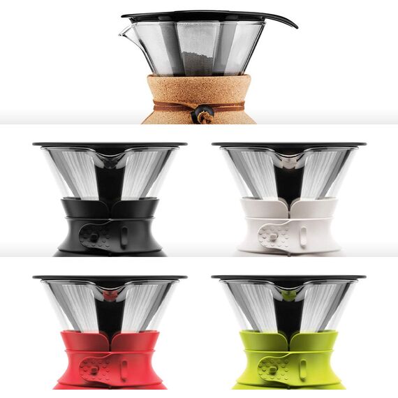 Bodum 11571-109 Pour Over Пуровер с постоянным фильтром пробковый, фото , изображение 2