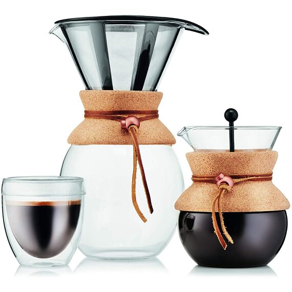 Bodum 11571-109 Pour Over Пуровер с постоянным фильтром пробковый, фото , изображение 8