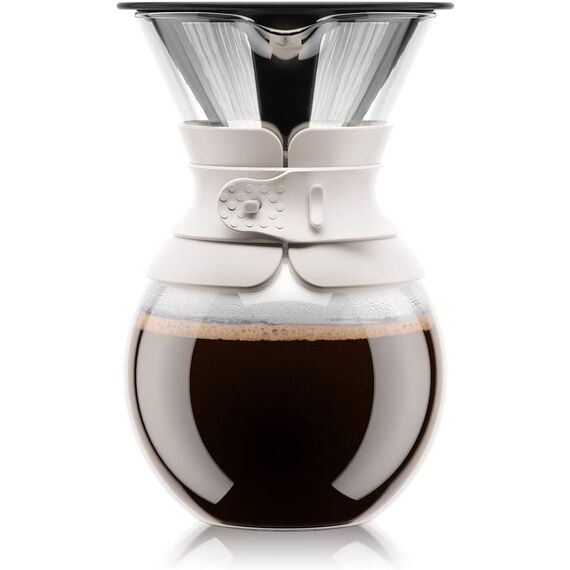 Bodum 11571-913S Pour Over Пуровер с постоянным фильтром белый, фото 