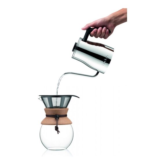 Bodum 11905-16 Чайник Bistro Gooseneck 1л. хром, фото , изображение 3