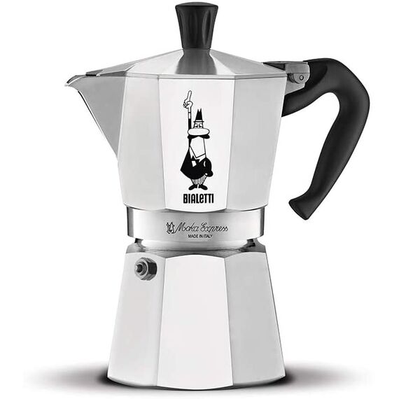 Bialetti 1164 Moka Express на 4 чашки Гейзерная кофеварка, фото 