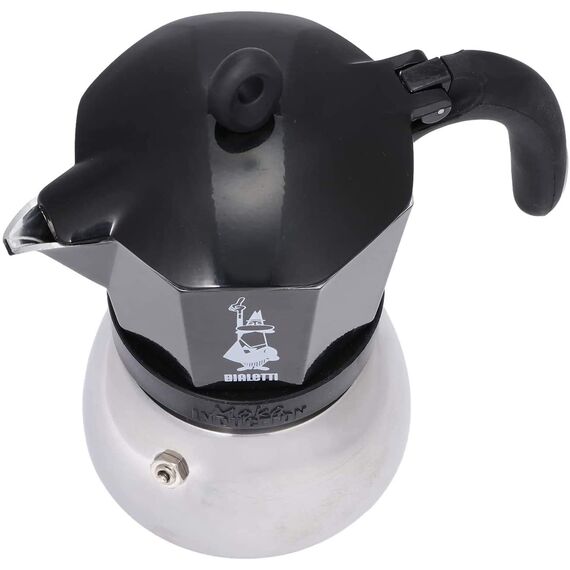 Bialetti 4813 Moka Induction на 6 чашек черная Гейзерная кофеварка, фото , изображение 2