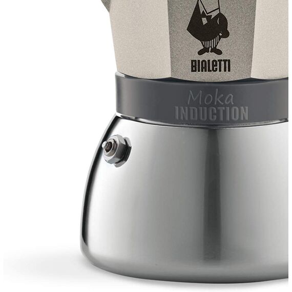 Bialetti 4832 Moka Induction на 3 чашки золото Гейзерная кофеварка, фото , изображение 3