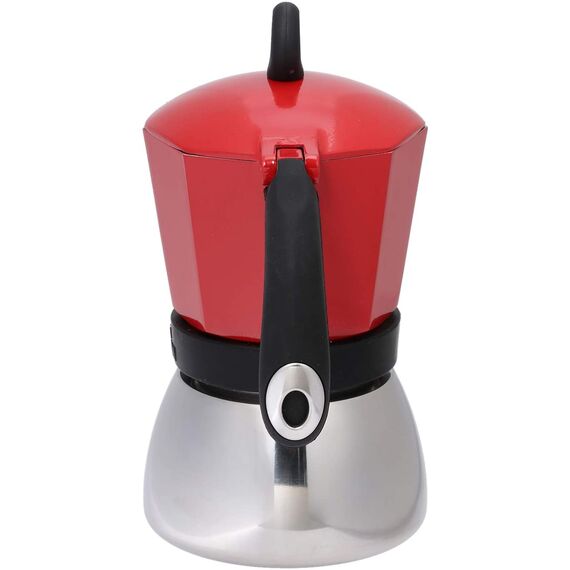 Bialetti 4923 Moka Induction на 6 чашек красный Гейзерная кофеварка, фото , изображение 4