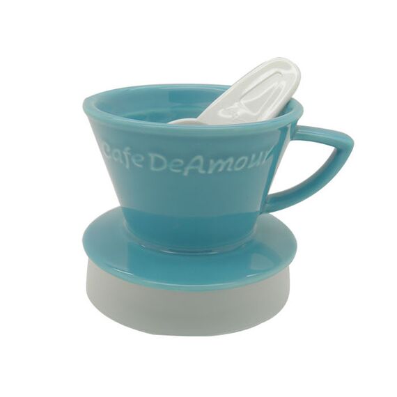 Tiamo AMG5345 Керамический пуровер K02 бирюзовый, фото , изображение 3