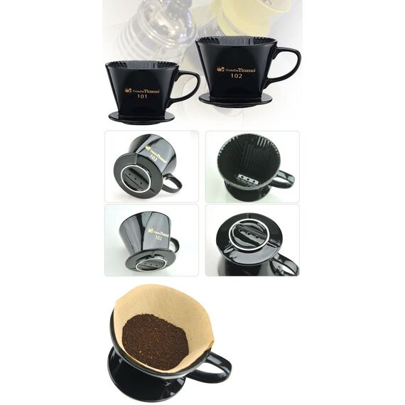 Tiamo HG5493 Керамический пуровер 102 черный, фото , изображение 2