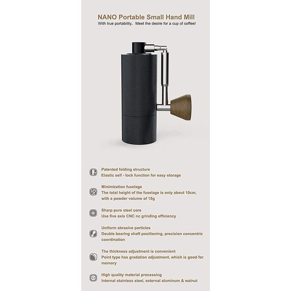 Timemore Nano Кофемолка ручная, фото , изображение 4 Timemore Nano Кофемолка ручная, фото , изображение 4