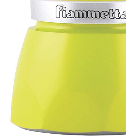 Bialetti 7113 Fiammetta Lime гейзерная кофеварка на 3 чашки, фото , изображение 3