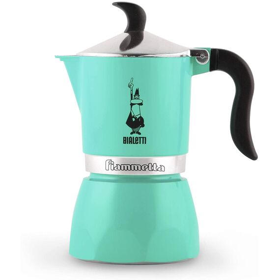 Bialetti 7133 Fiammetta Green на 3 чашки Гейзерная кофеварка, фото 