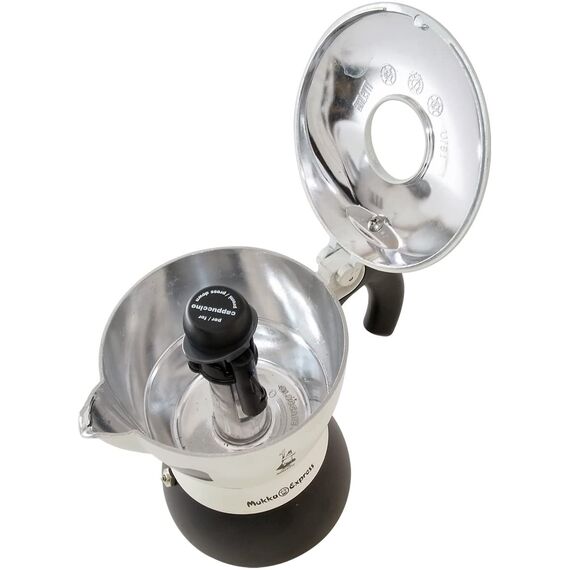 Bialetti Mukka Express на 2 чашки Гейзерная кофеварка, фото , изображение 5