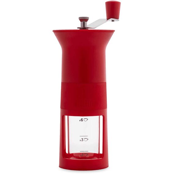 Bialetti Кофемолка ручная красная, фото 