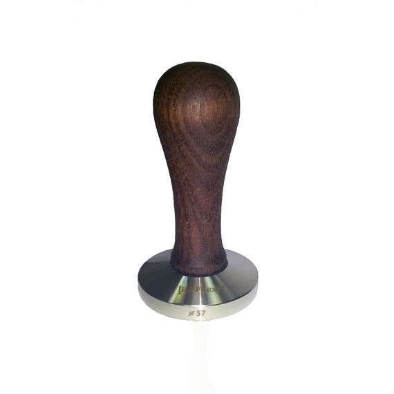 JoeFrex Elegance Convex Темпер 58 мм выпуклый с ручкой из ореха, фото 