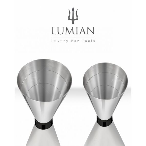 Lumian Mr Slim Джиггер 30/45 мл чёрный рубин, фото , изображение 2