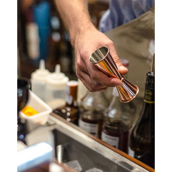 Lumian Japanese Джиггер 15/30 мл медь, фото , изображение 3