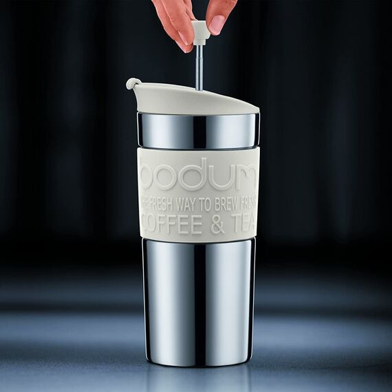 Bodum 11067-913 Travel Press Дорожный френч-пресс 350 мл белый, фото , изображение 3