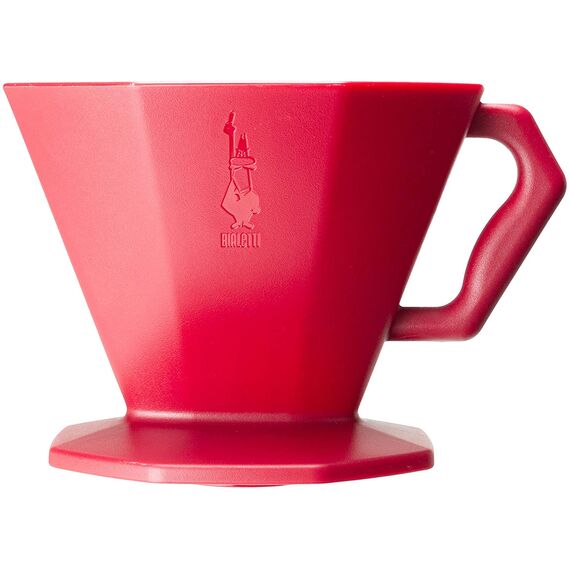 Bialetti 4911 Пластиковый пуровер на 2 чашки красный, фото 