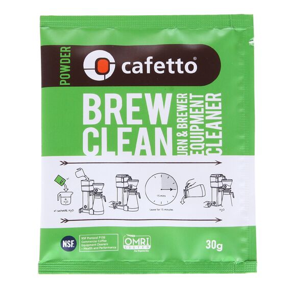 Cafetto Brew Clean Чистящее средство от кофейных масел в порошке 30 г, фото 