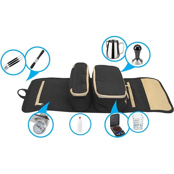 JoeFrex Сумка для аксессуаров бариста чёрная, фото , изображение 3