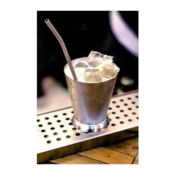 Lumian Vortex Коктейльная ложка-трубочка серебро, фото , изображение 3