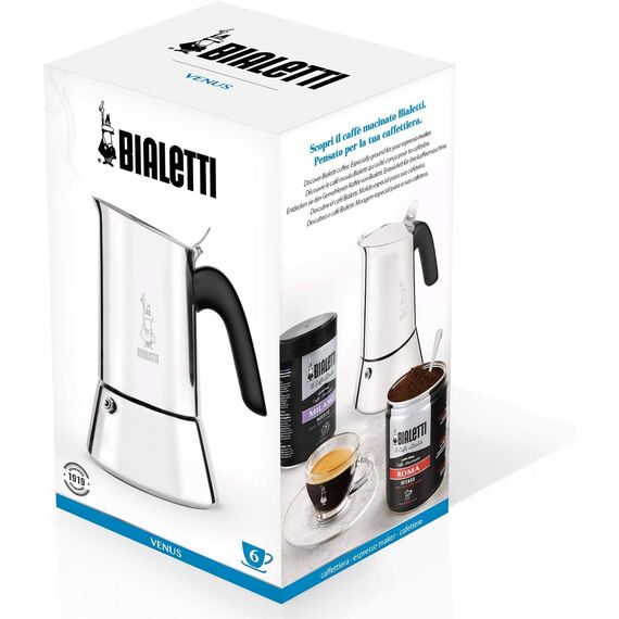 Bialetti Venus на 6 чашек Гейзерная кофеварка, фото , изображение 3